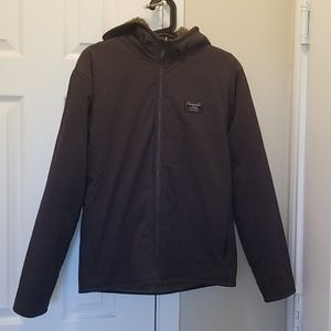 Abercrombie Reversible Sherpa Hoodie Jacket